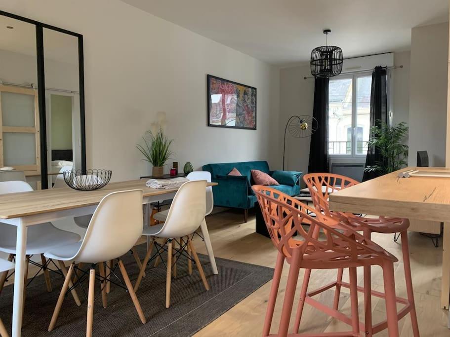 Appartements De Standing Centre Ville, Gare, Jardin,Terrasse Le Mans Bagian luar foto