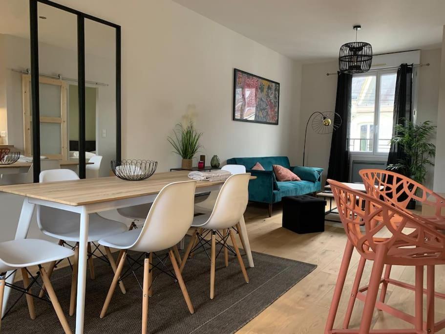 Appartements De Standing Centre Ville, Gare, Jardin,Terrasse Le Mans Bagian luar foto