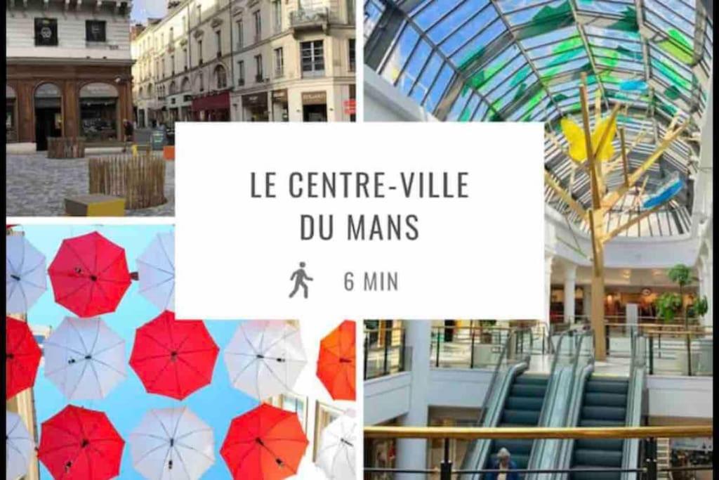 Appartements De Standing Centre Ville, Gare, Jardin,Terrasse Le Mans Bagian luar foto