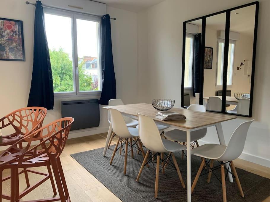 Appartements De Standing Centre Ville, Gare, Jardin,Terrasse Le Mans Bagian luar foto
