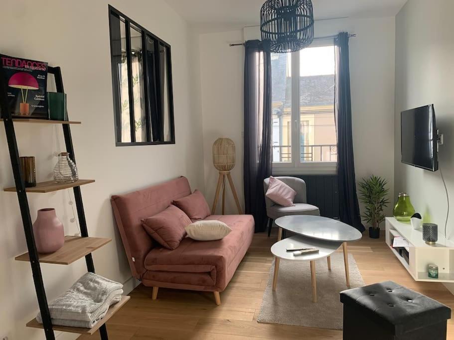 Appartements De Standing Centre Ville, Gare, Jardin,Terrasse Le Mans Bagian luar foto